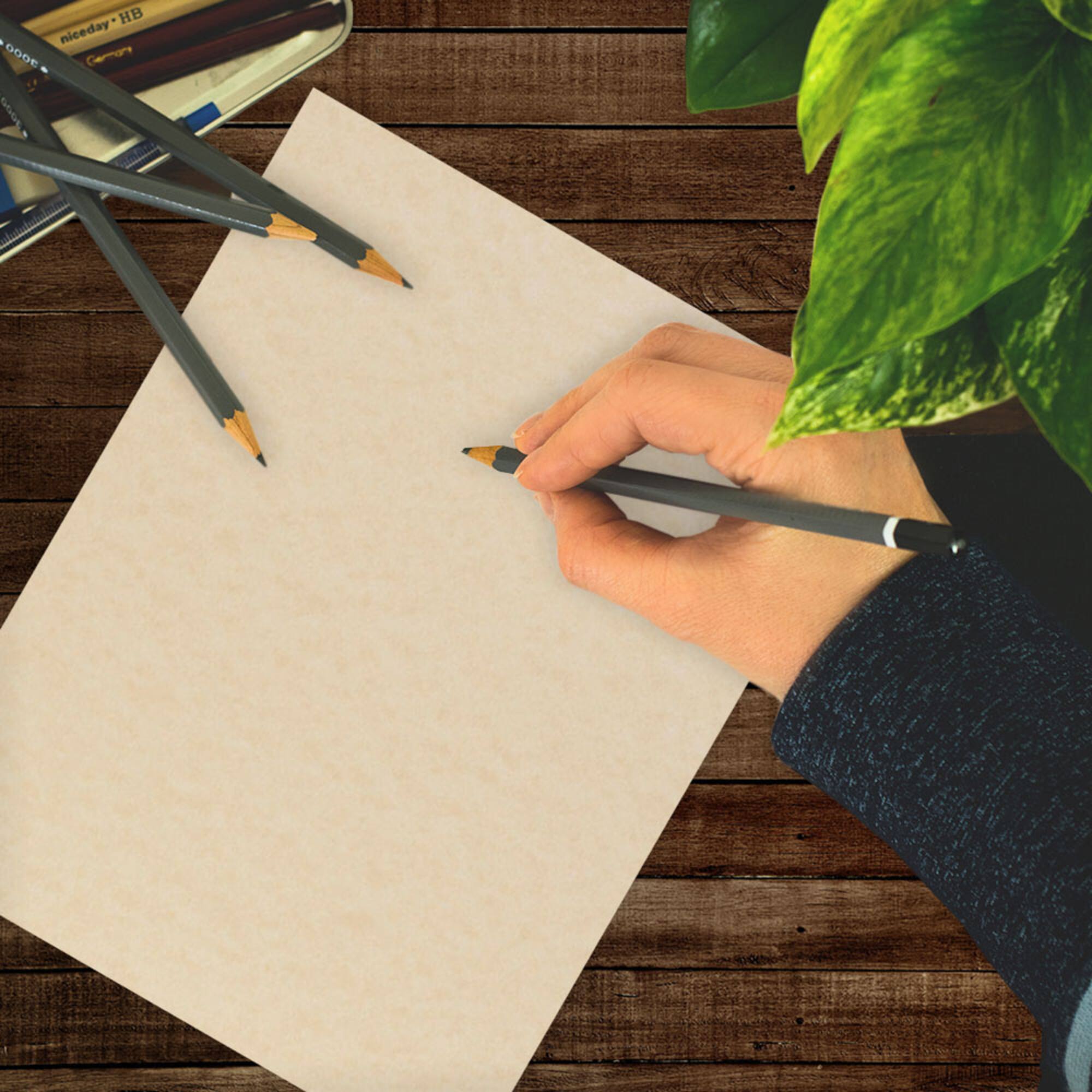 JAM Paper Natural 8.5" x 11" Parchment Paper, 500 Sheets